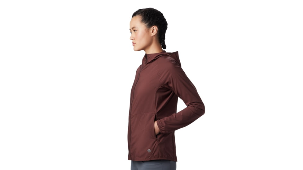 Mountain Hardwear Kor Preshell Hoody - Womens, Washed Raisin, Extra Small, 1828391629-XS