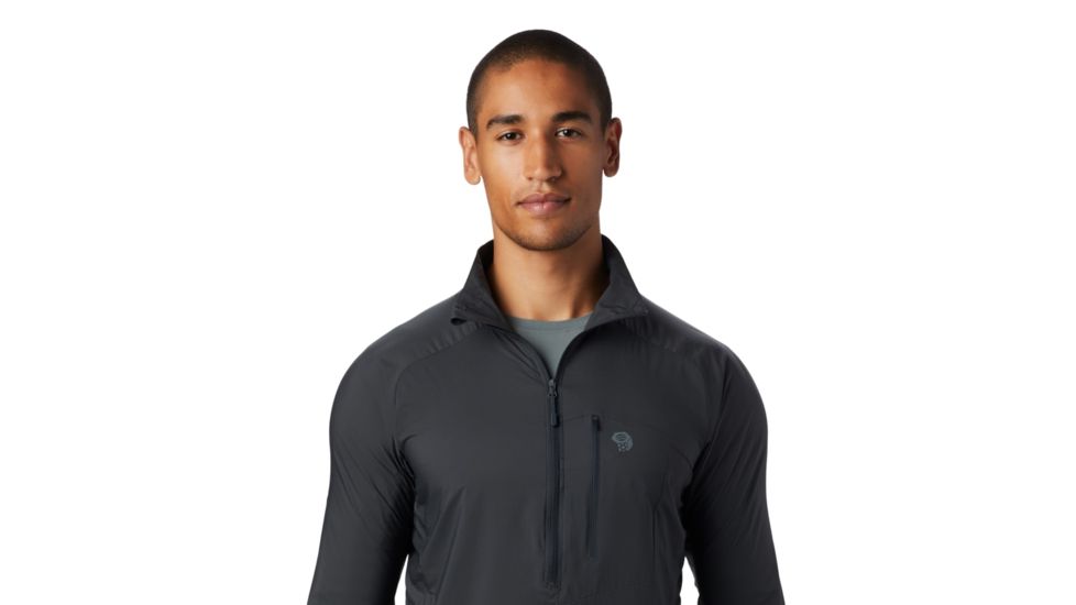 Mountain Hardwear Kor Preshell Pullover - Men's, Dark Storm, Small, OM7417004-S