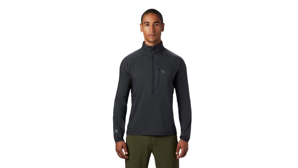 Mountain Hardwear Kor Preshell Pullover - Men's, Dark Storm, Small, OM7417004-S
