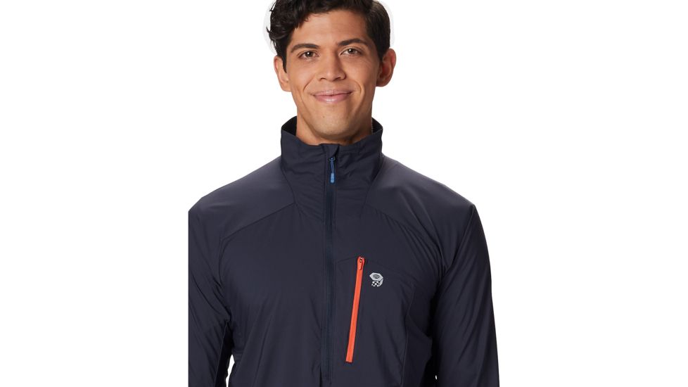 Mountain Hardwear Kor Preshell Pullover - Men's, Dark Zinc, Small, 1828221406-S