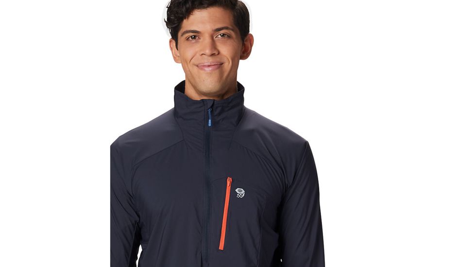 Mountain Hardwear Kor Preshell Pullover - Mens, Dark Zinc, Extra Large, OM7417406-XL