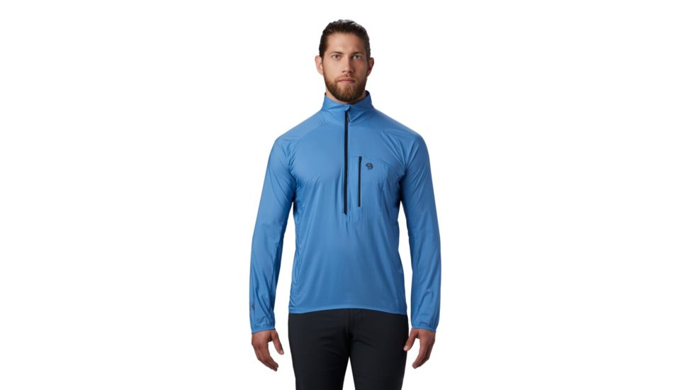Mountain Hardwear Kor Preshell Pullover - Mens, Deep Lake, Medium, 1828221451-M