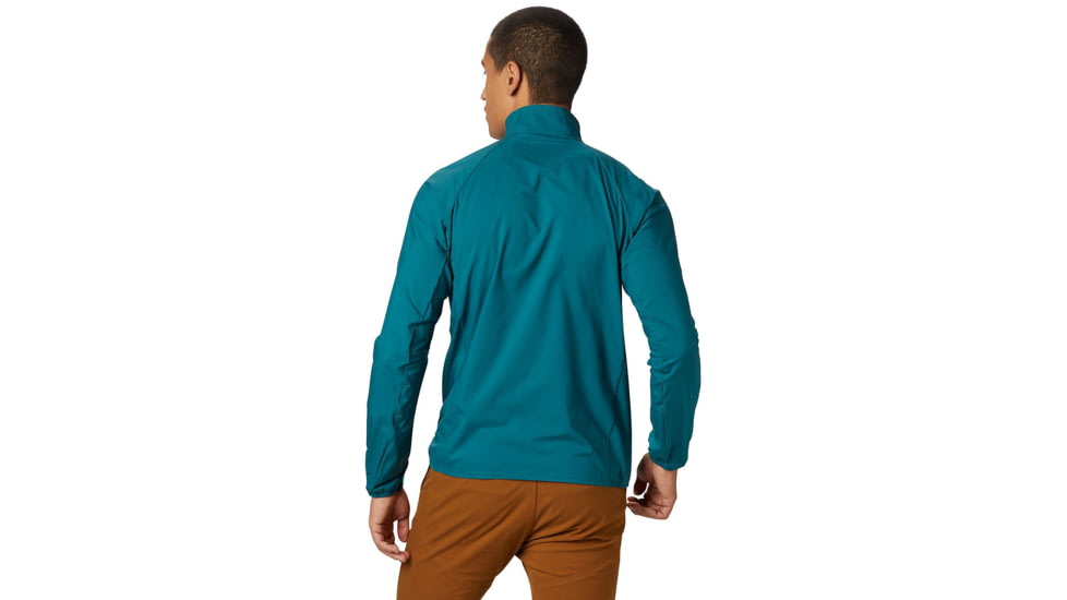 Mountain Hardwear Kor Preshell Pullover - Mens, Dive, 10, 30 Inseam, OM7417469-L