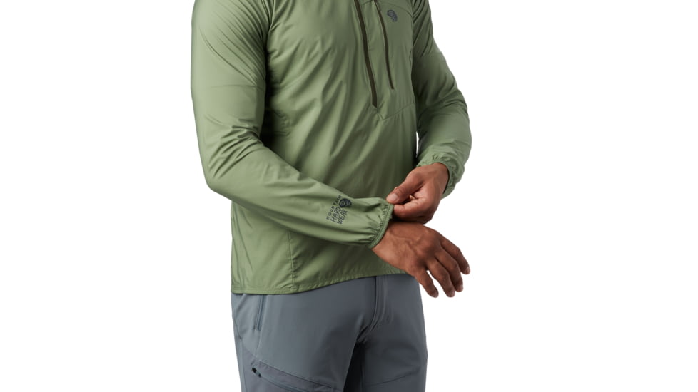 Mountain Hardwear Kor Preshell Pullover - Mens, Field, Small, 1828221354-Field-S