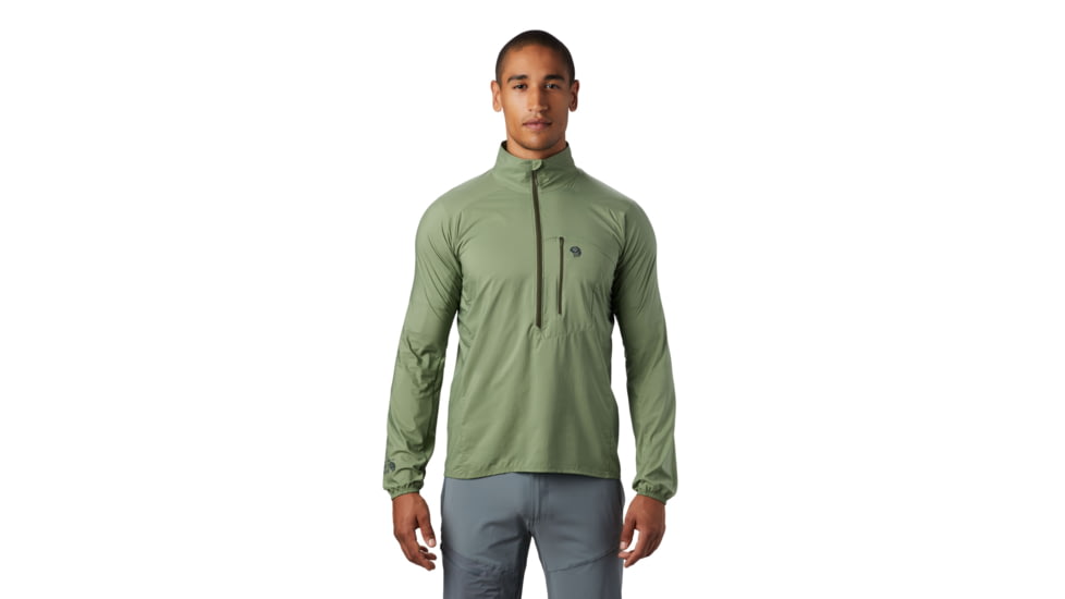 Mountain Hardwear Kor Preshell Pullover - Mens, Field, Small, 1828221354-Field-S