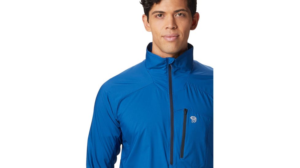 Mountain Hardwear Kor Preshell Pullover - Mens, Nightfall Blue, Small, 1828221448-S