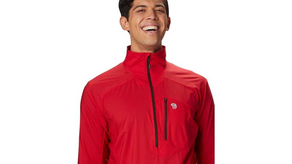 Mountain Hardwear Kor Preshell Pullover - Men's, Racer, Large, 1828221637-L