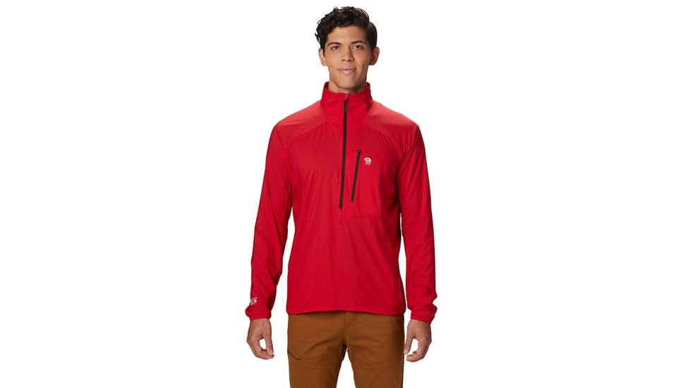 Mountain Hardwear Kor Preshell Pullover - Men's, Racer, Large, 1828221637-L