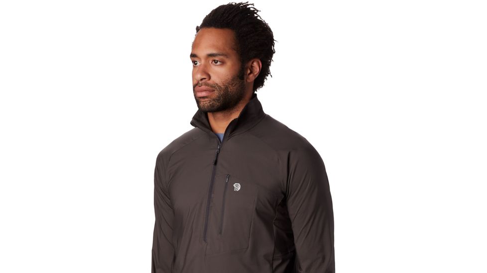 Mountain Hardwear Kor Preshell Pullover - Mens, Void, Small, 1828221013-S