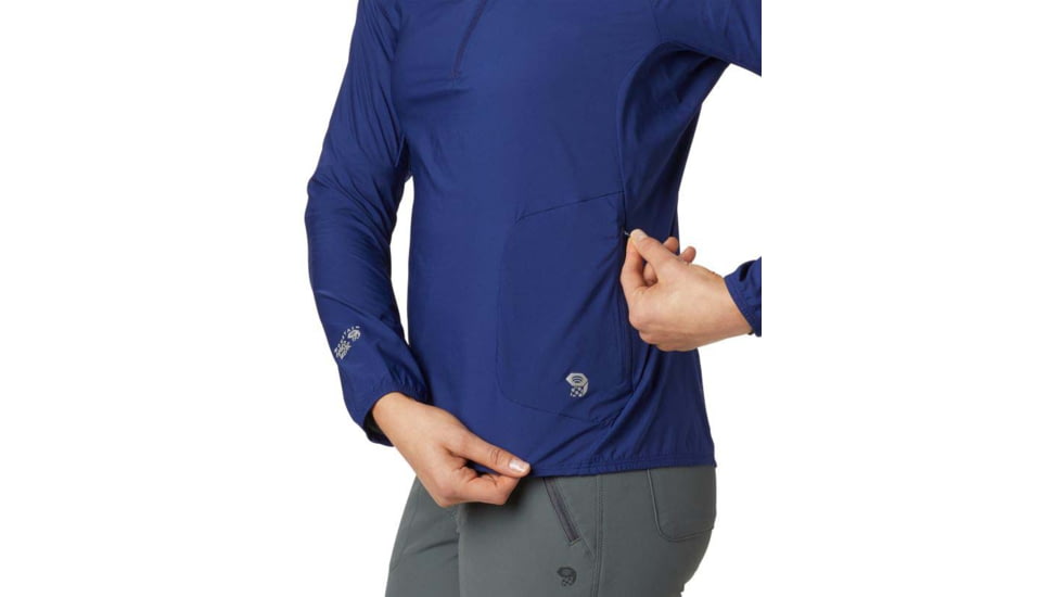 Mountain Hardwear Kor Preshell Pullover - Womens, Dark Illusion, Small, 1828401568-S