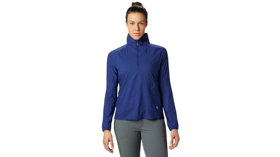 Mountain Hardwear Kor Preshell Pullover - Womens, Dark Illusion, Small, 1828401568-S