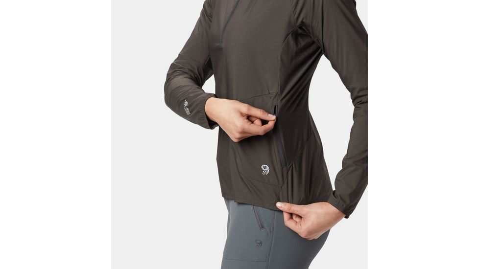 Mountain Hardwear Kor Preshell Pullover - Womens, Void, Extra Small, 1828401012-XS