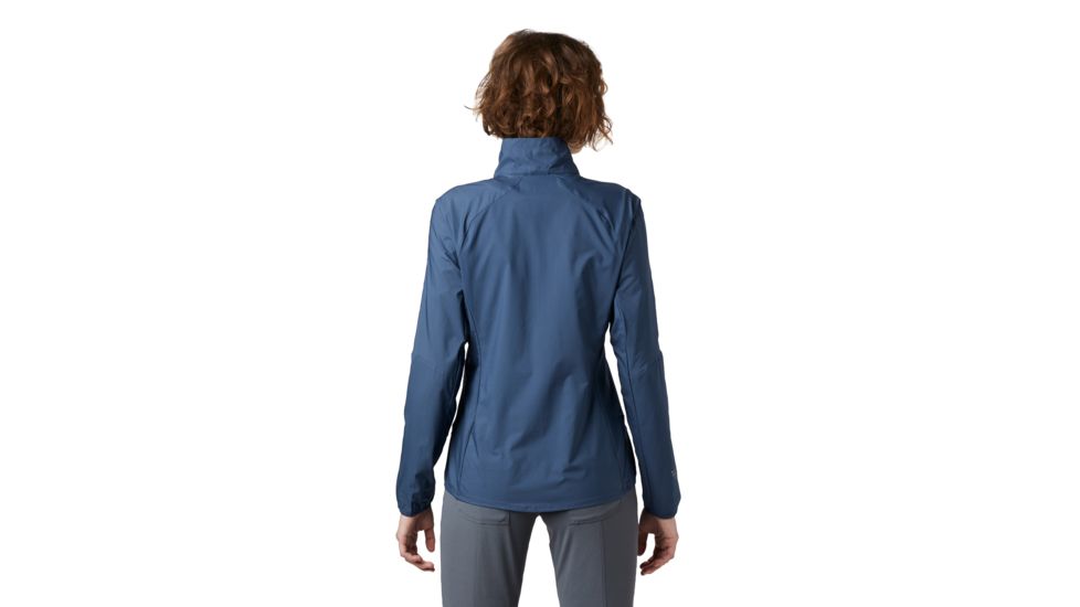 Mountain Hardwear Kor Preshell Pullover - Womens, Zinc, Extra Large, 1828401492-XL