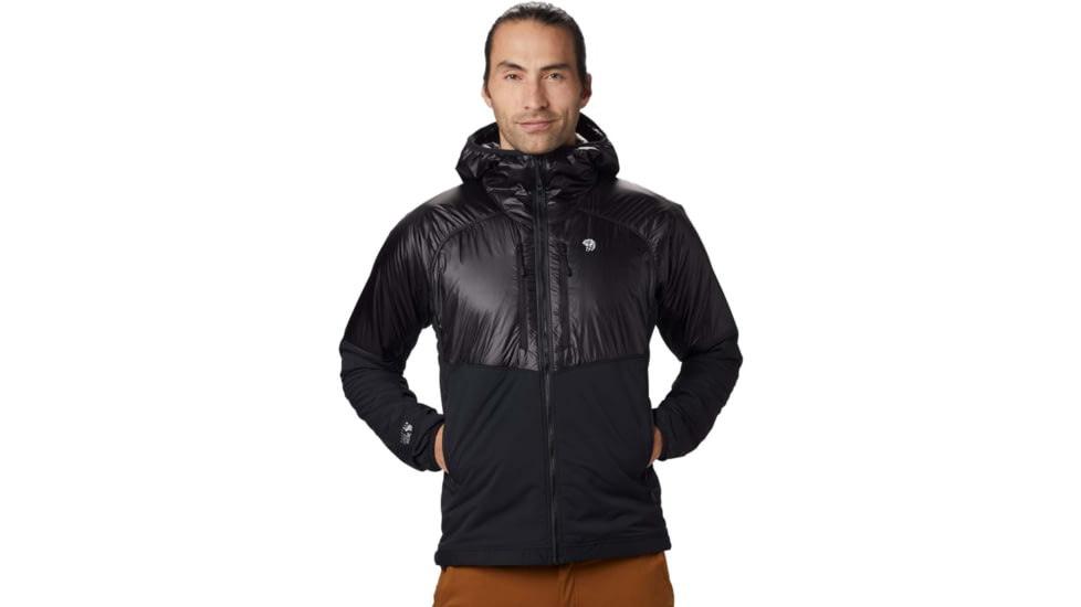 Mountain Hardwear Kor Strata Alpine Hoody Jacket - Mens, Black, Extra Large, 1792981010-XL