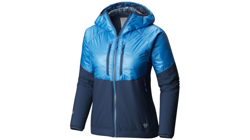Mountain Hardwear Kor Strata Alpine Hoody Jacket - Womens, Prism Blue, Large, 1803731453-L