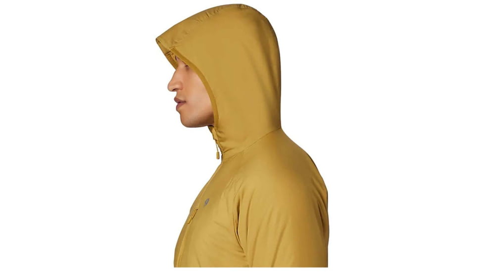 Mountain Hardwear Kor Strata Hooded Jacket - Mens, Dark Bolt, Medium, OM7796236-M