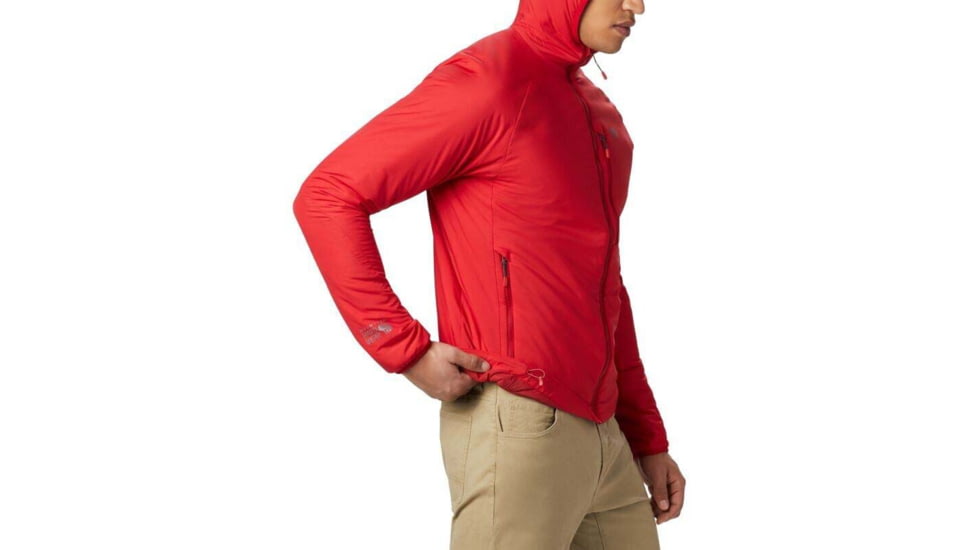 Mountain Hardwear Kor Strata Hooded Jacket - Mens, Dark Brick, Extra Large, OM8170603-XL