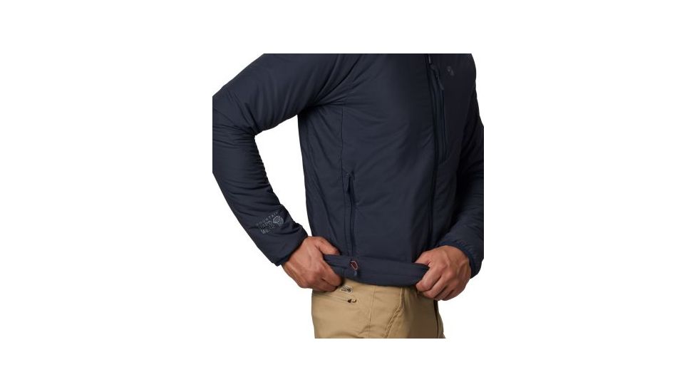 Mountain Hardwear Kor Strata Hooded Jacket - Mens, Dark Zinc, Large, 1851471406-L