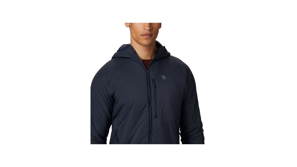 Mountain Hardwear Kor Strata Hooded Jacket - Mens, Dark Zinc, Large, 1851471406-L