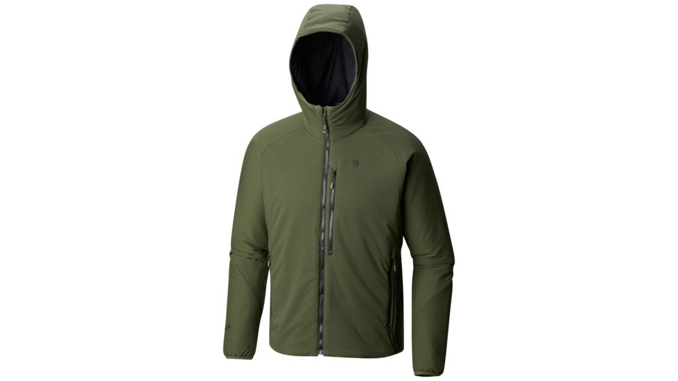 Mountain Hardwear Kor Strata Hoody, Surplus Green, XXL, 1820751347-XXL