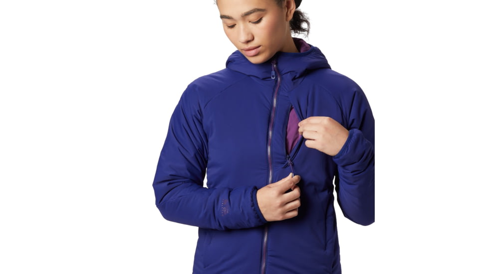 Mountain Hardwear Kor Strata Hoody - Womens, Dark Illusion, Medium, 1820761568-M