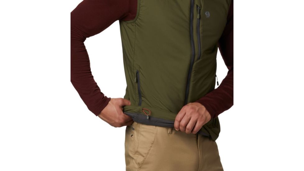 Mountain Hardwear Kor Strata Vest - Mens, Dark Army, Medium, OM8171304-M