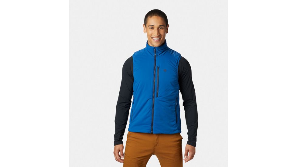 Mountain Hardwear Kor Strata Vest - Mens, Nightfall Blue, Medium, 1828071448-M