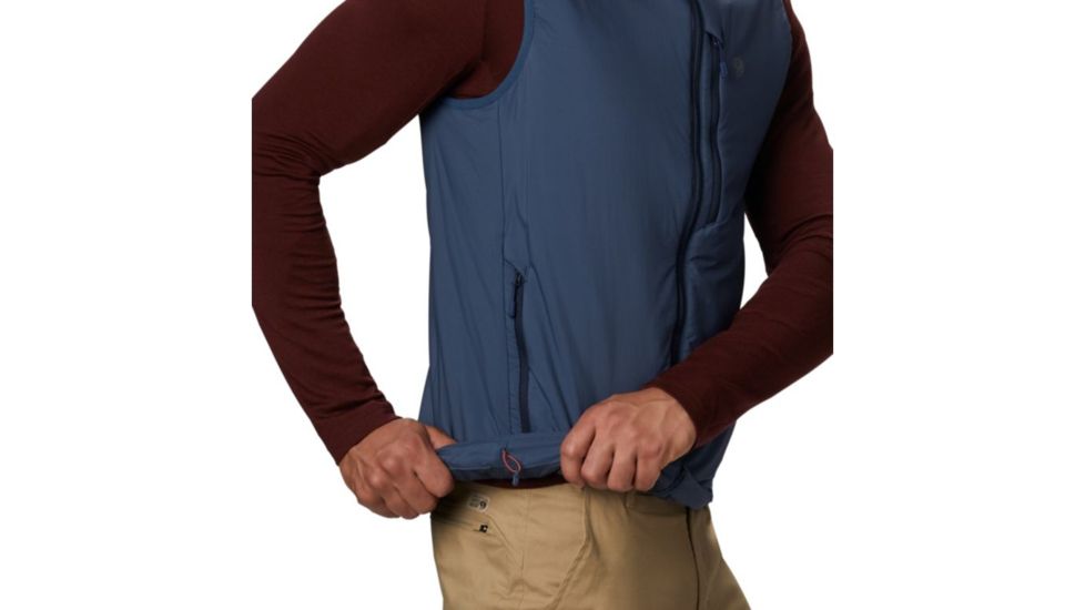 Mountain Hardwear Kor Strata Vest - Mens, Zinc, Small, OM8171492-S