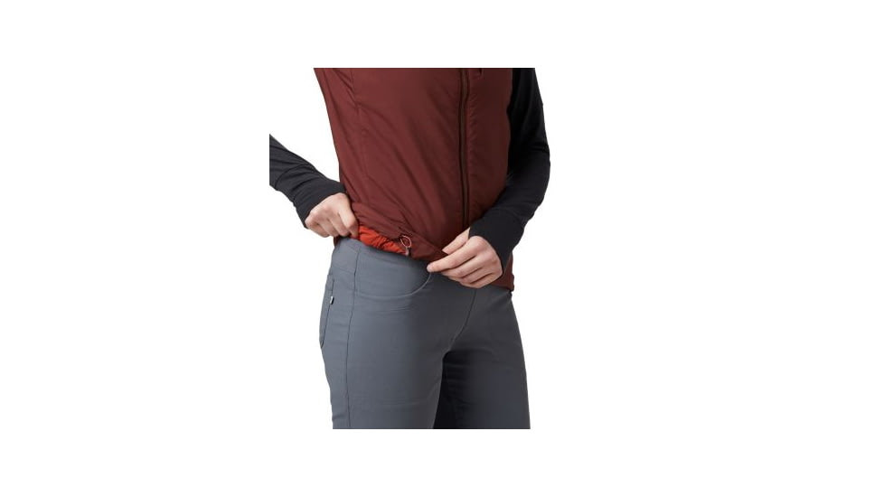 Mountain Hardwear Kor Strata Vest - Womens, Dark Umber, Large, 1851571259-L