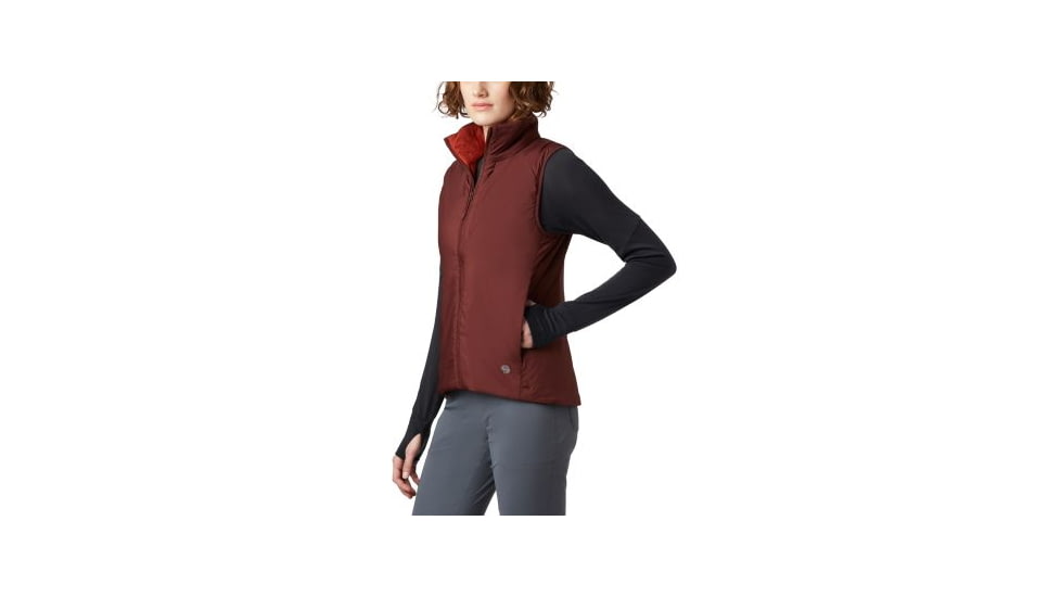 Mountain Hardwear Kor Strata Vest - Womens, Dark Umber, Large, 1851571259-L