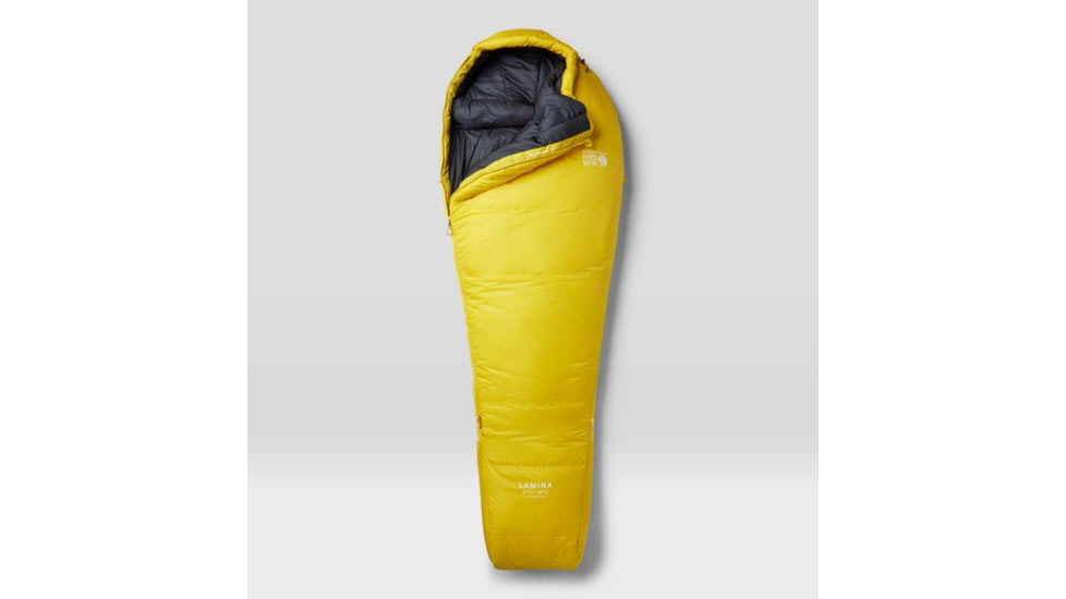 Mountain Hardwear Lamina 0F/-18C Sleeping Bag, Electron Yellow, O/S, 2095152-710-SHTxLH