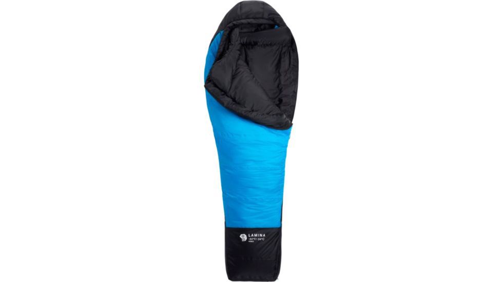 Mountain Hardwear Lamina -30F/-34C Sleeping Bag, Electric Sky, Regular, LH, OU8151434-REG-LH
