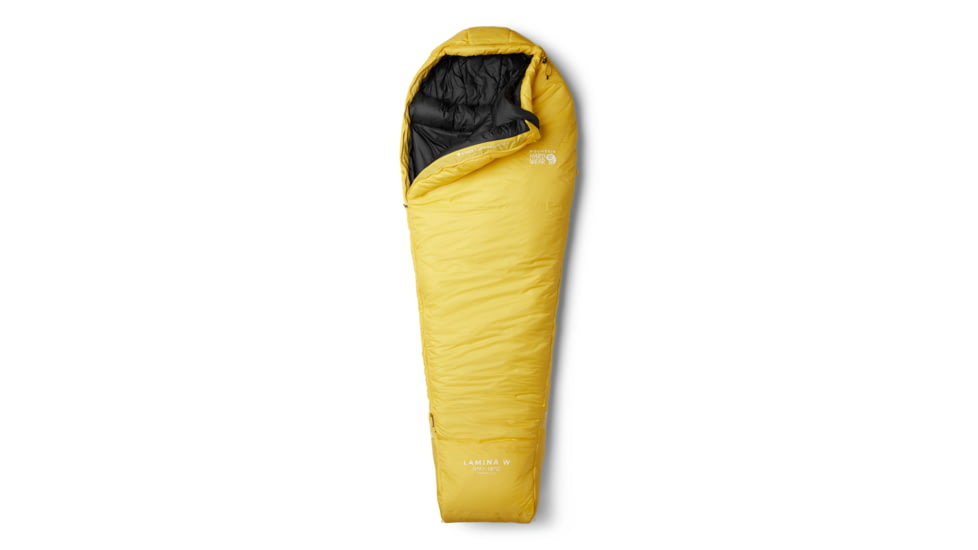 Mountain Hardwear Lamina W 0F/-18C Sleeping Bag - Women's, Mustard, REGxRH, 2095251-720-REGxRH