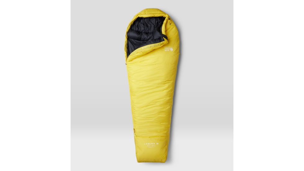Mountain Hardwear Lamina W 0F/-18C Sleeping Bag - Women's, Mustard, LNGxLH, 2095252-720-LNGxLH