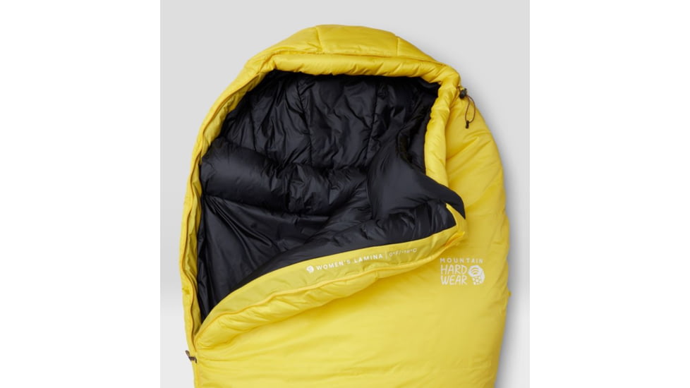 Mountain Hardwear Lamina W 0F/-18C Sleeping Bag - Women's, Mustard, LNGxLH, 2095252-720-LNGxLH