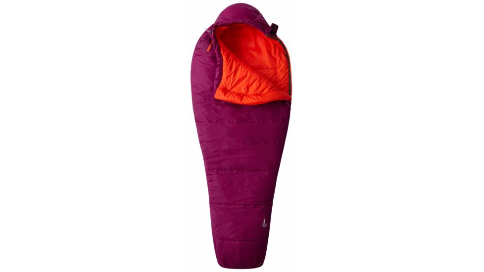 Laminina Z Spark 34 Womens Sleeping Bag Synthetic-Dark Raspberry-Regular-Left