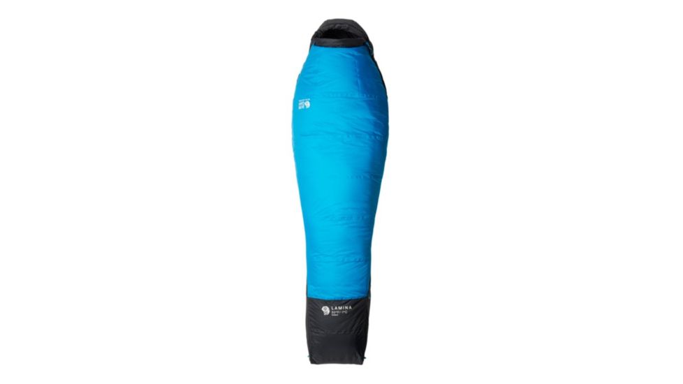 Mountain Hardwear Lamina 30F/-1C Sleeping Bag, Electric Sky, Short, RH, OS8148434-SHT-RH