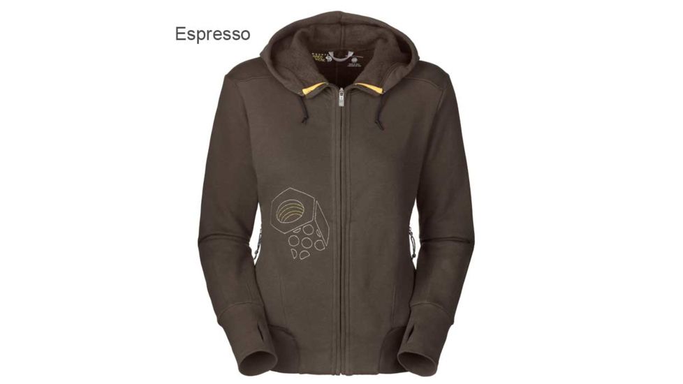 Mountain Hardwear Le Hoody Royale Womens - Espresso-Large