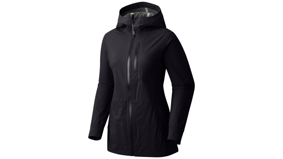 Mountain Hardwear Lithosphere Jacket - Womens, Black, Large, 1708751010-Black-L