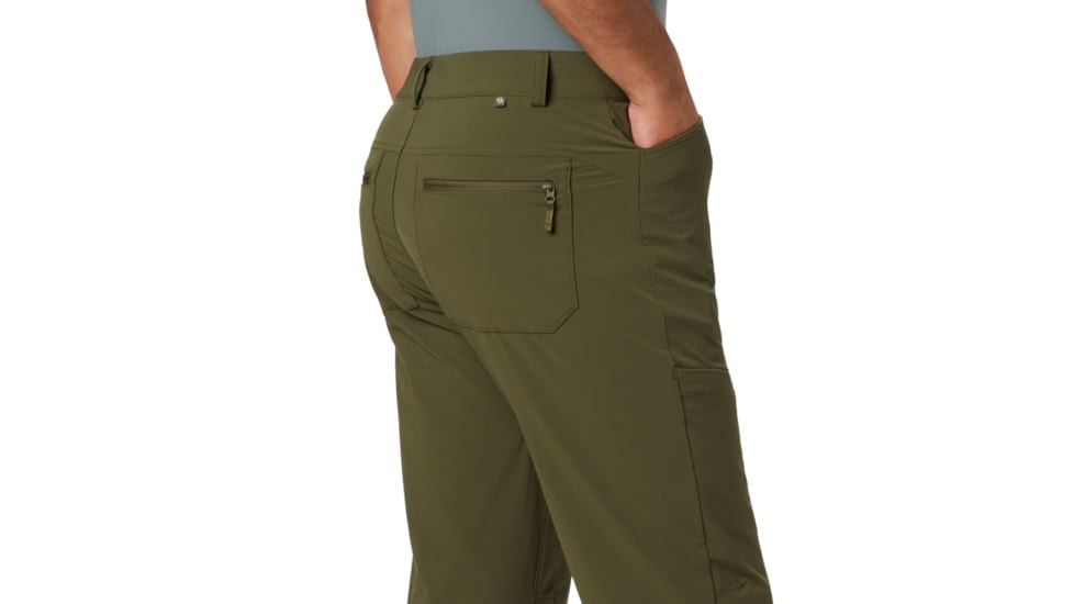 Mountain Hardwear Logan Canyon Pant - Men's, Dark Army, 30 Waist, 32 Inseam, 1829051304-30