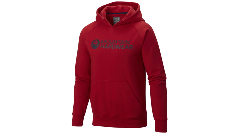 Mountain Hardwear Logo Graphic Pullover Hoody - Mens-Rocket-Small