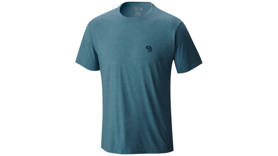 Mountain Hardwear Logo Graphic Short Sleeve T - Men's-Heather Cloudburst-X-Large