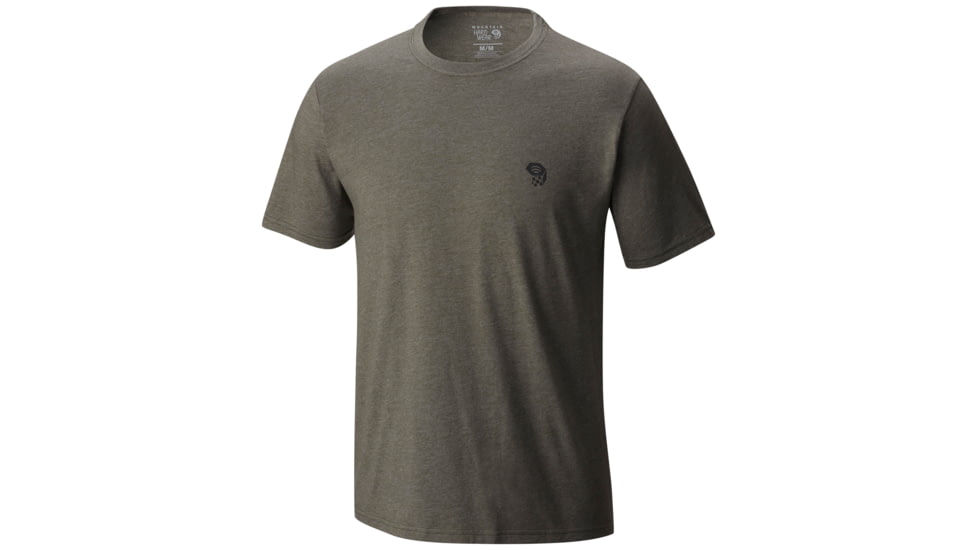Mountain Hardwear Logo Graphic Short Sleeve T - Men's-Heather Peatmoss-X-Large
