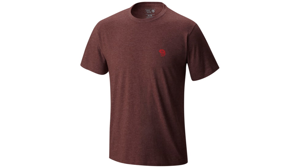 Mountain Hardwear Logo Graphic Short Sleeve T - Men's-Heather Redwood-X-Large
