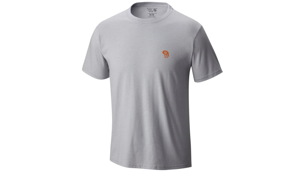 Mountain Hardwear Logo Graphic Short Sleeve T - Men's-Heather Steam-X-Large