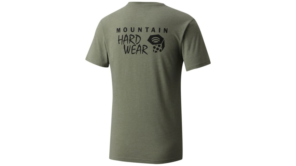 Mountain Hardwear Logo Graphic Short Sleeve T-Shirt - Men's, Heather Green Fade, S 1764091394-S