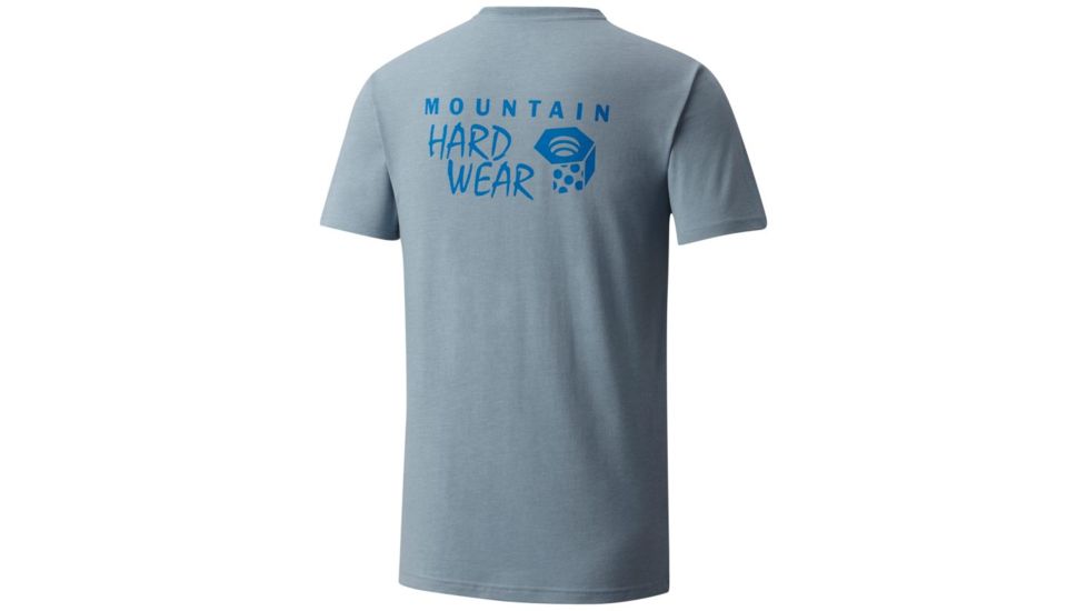 Mountain Hardwear Logo Graphic Short Sleeve T-Shirt - Men's, Heather Blue Granite, XXL 1764091405-XXL