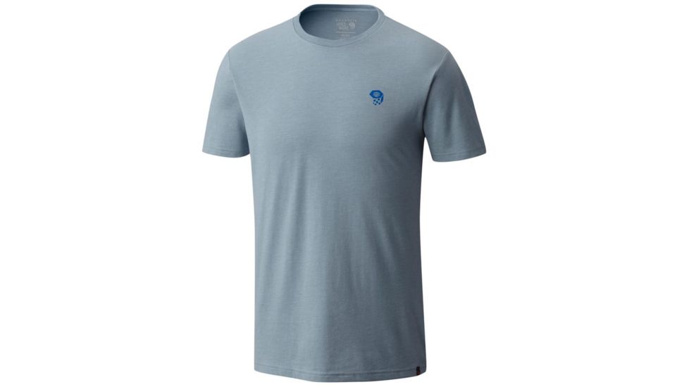 Mountain Hardwear Logo Graphic Short Sleeve T-Shirt - Men's, Heather Blue Granite, XXL 1764091405-XXL