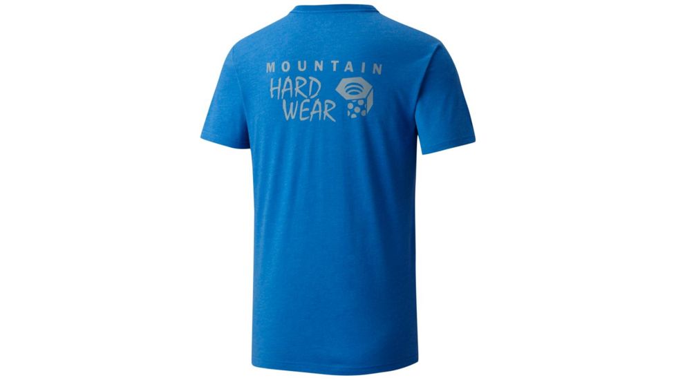 Mountain Hardwear Logo Graphic Short Sleeve T-Shirt - Men's, Heather Altitude Blue, L 1764091439-L