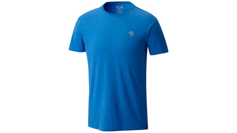 Mountain Hardwear Logo Graphic Short Sleeve T-Shirt - Men's, Heather Altitude Blue, L 1764091439-L